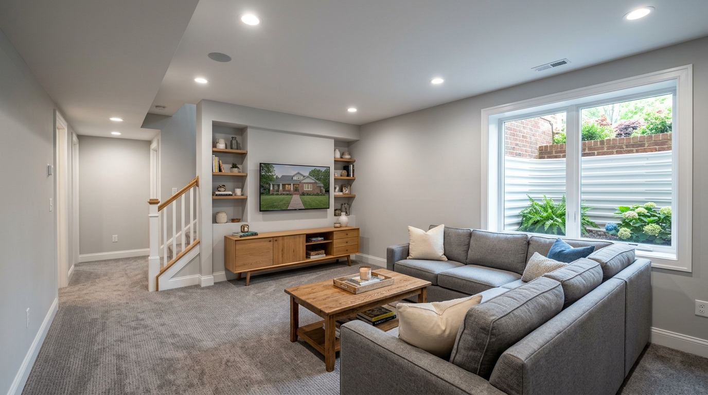 Typical Alabama basement finish