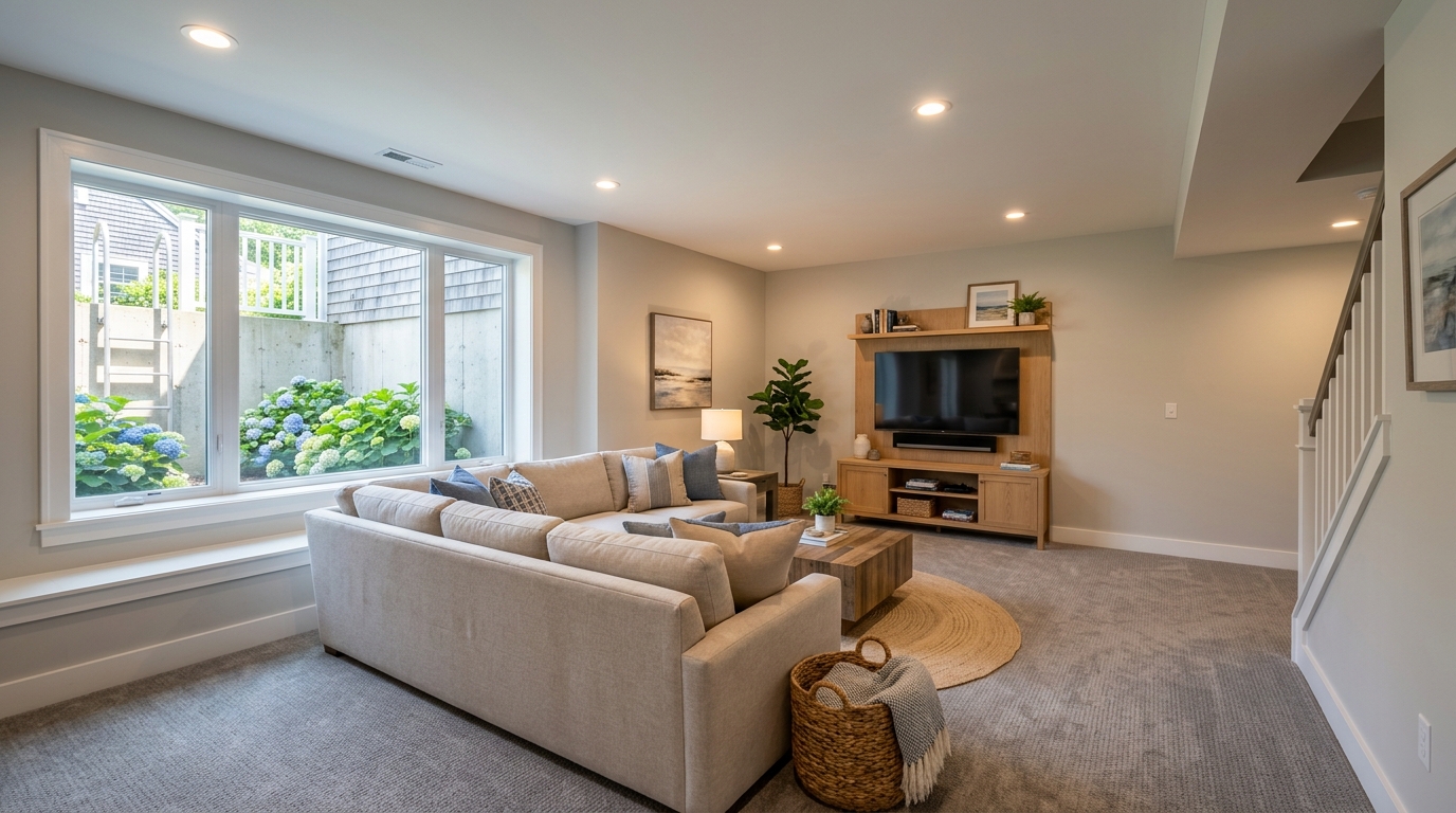Typical Delaware basement finish
