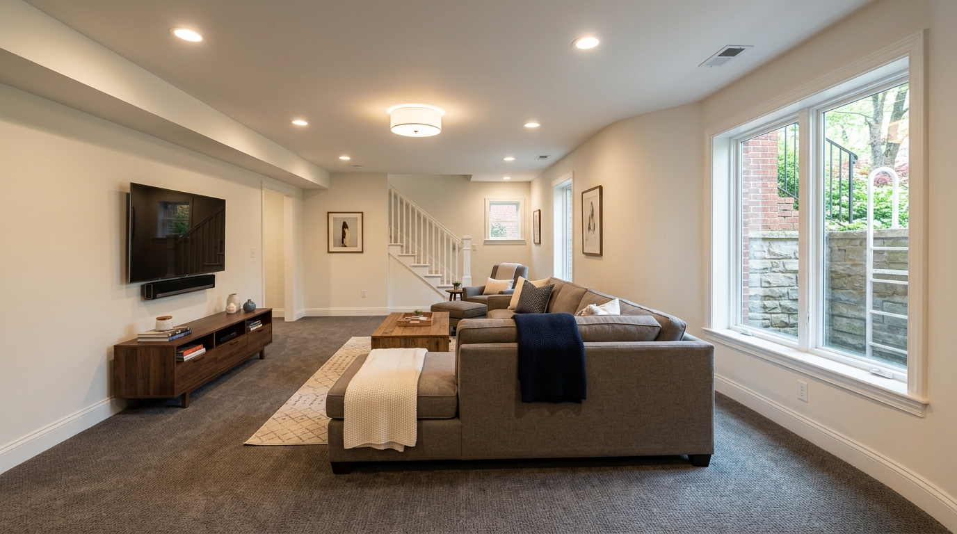 Typical Georgia basement finish
