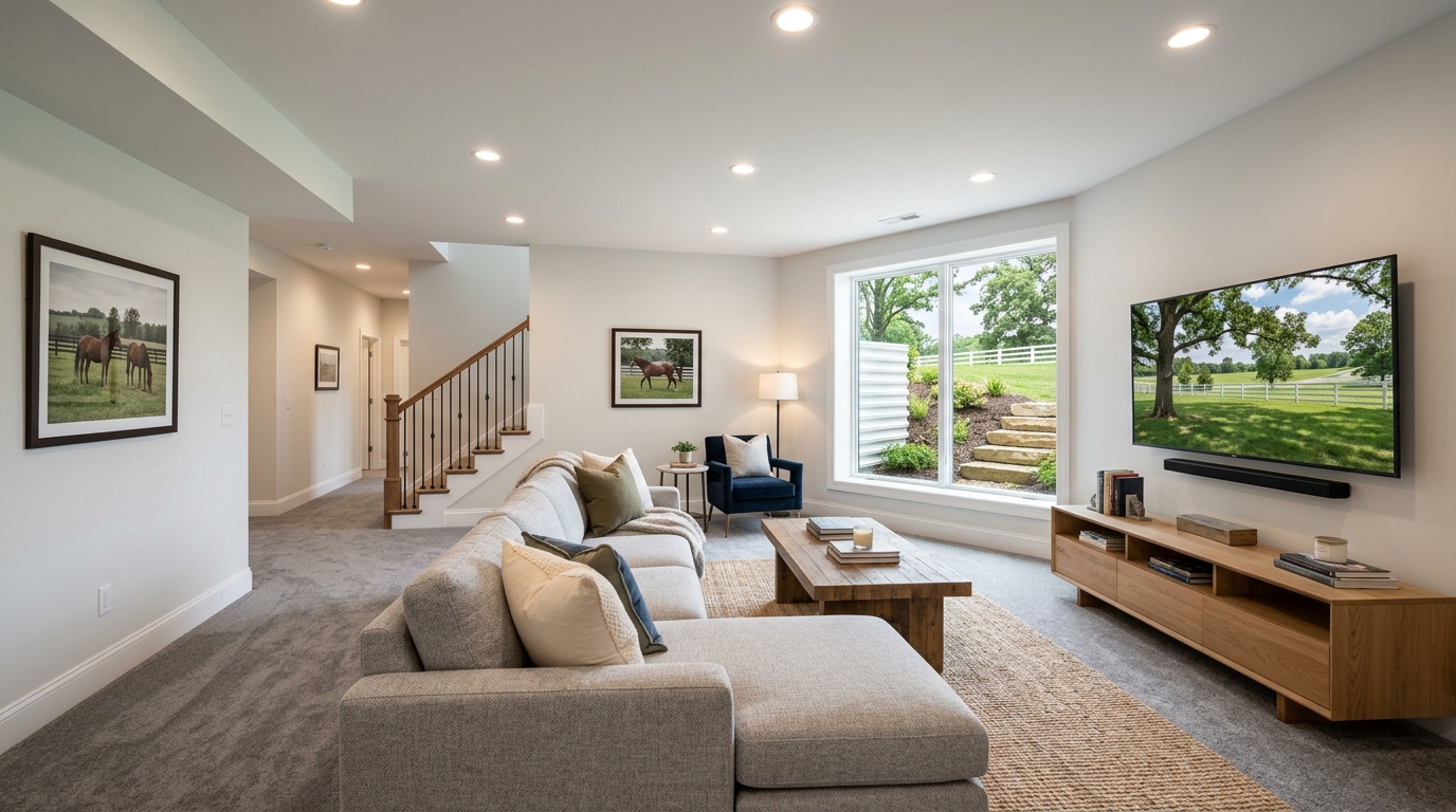 Typical Kentucky basement finish