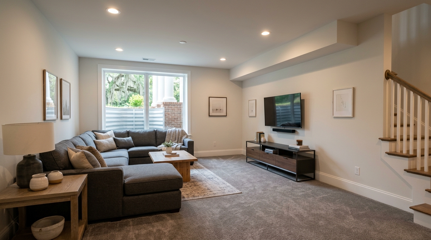 Typical Mississippi basement finish