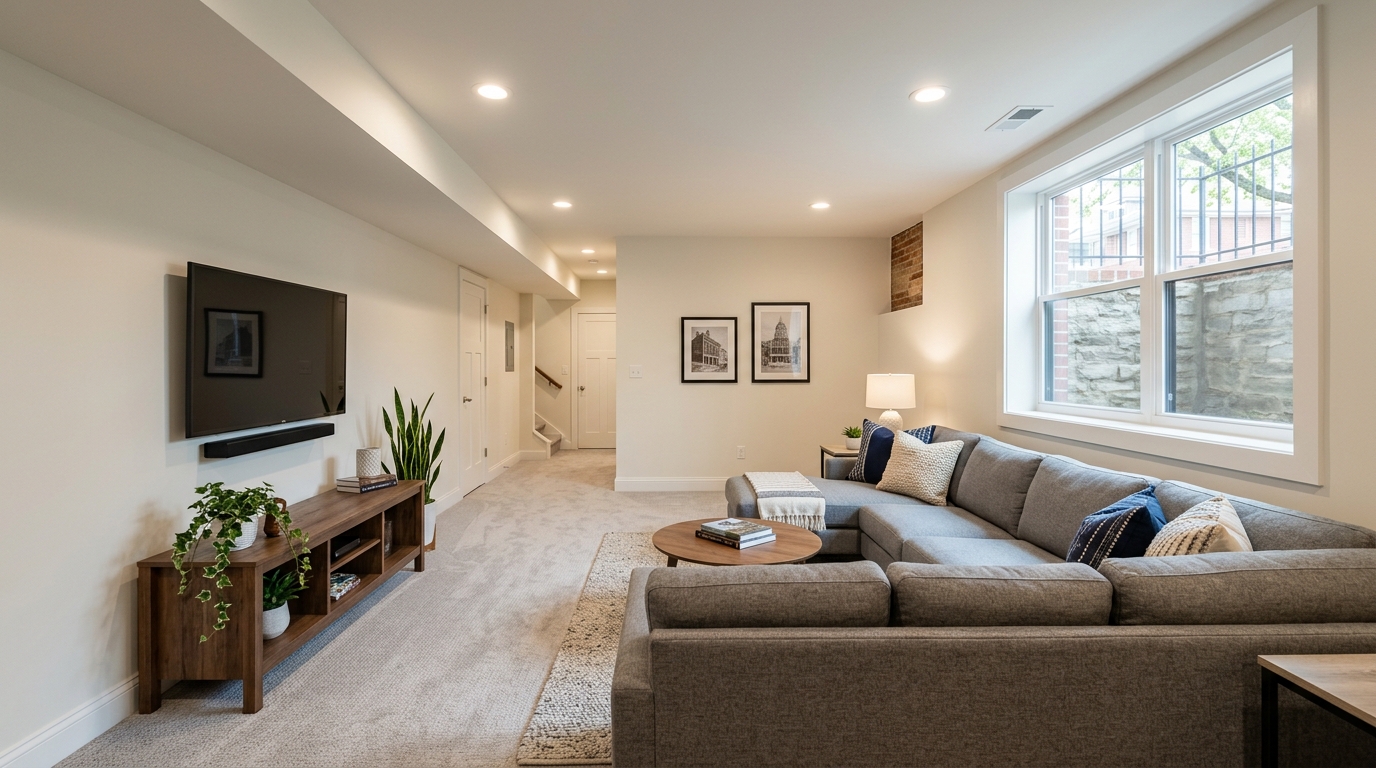 Typical Missouri basement finish