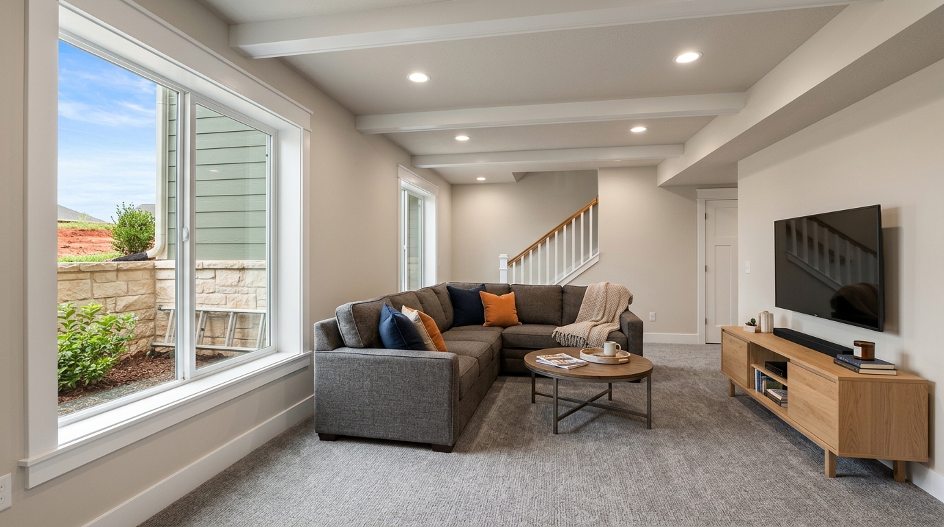 Typical Oklahoma basement finish