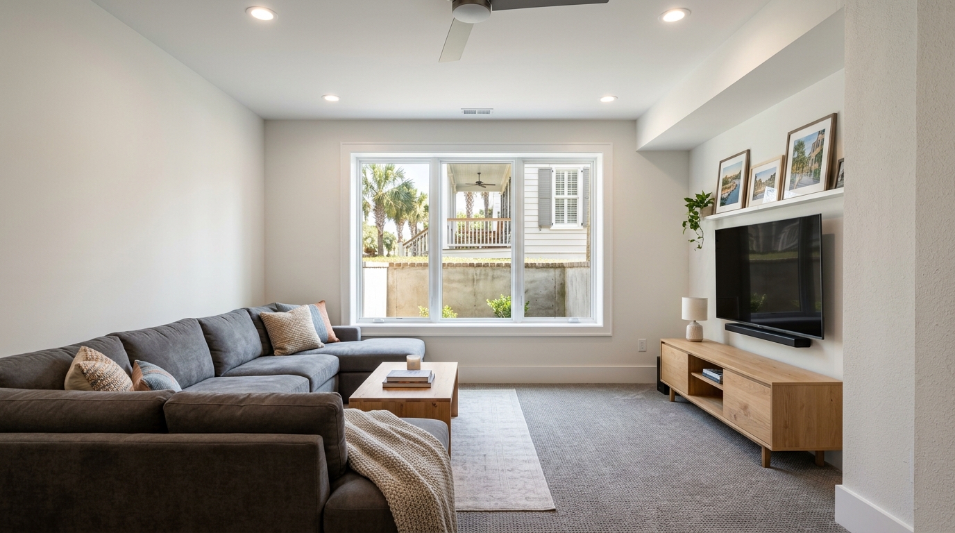 Typical South Carolina basement finish