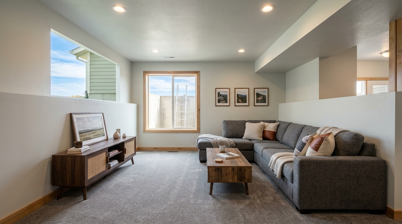 Typical South Dakota basement finish