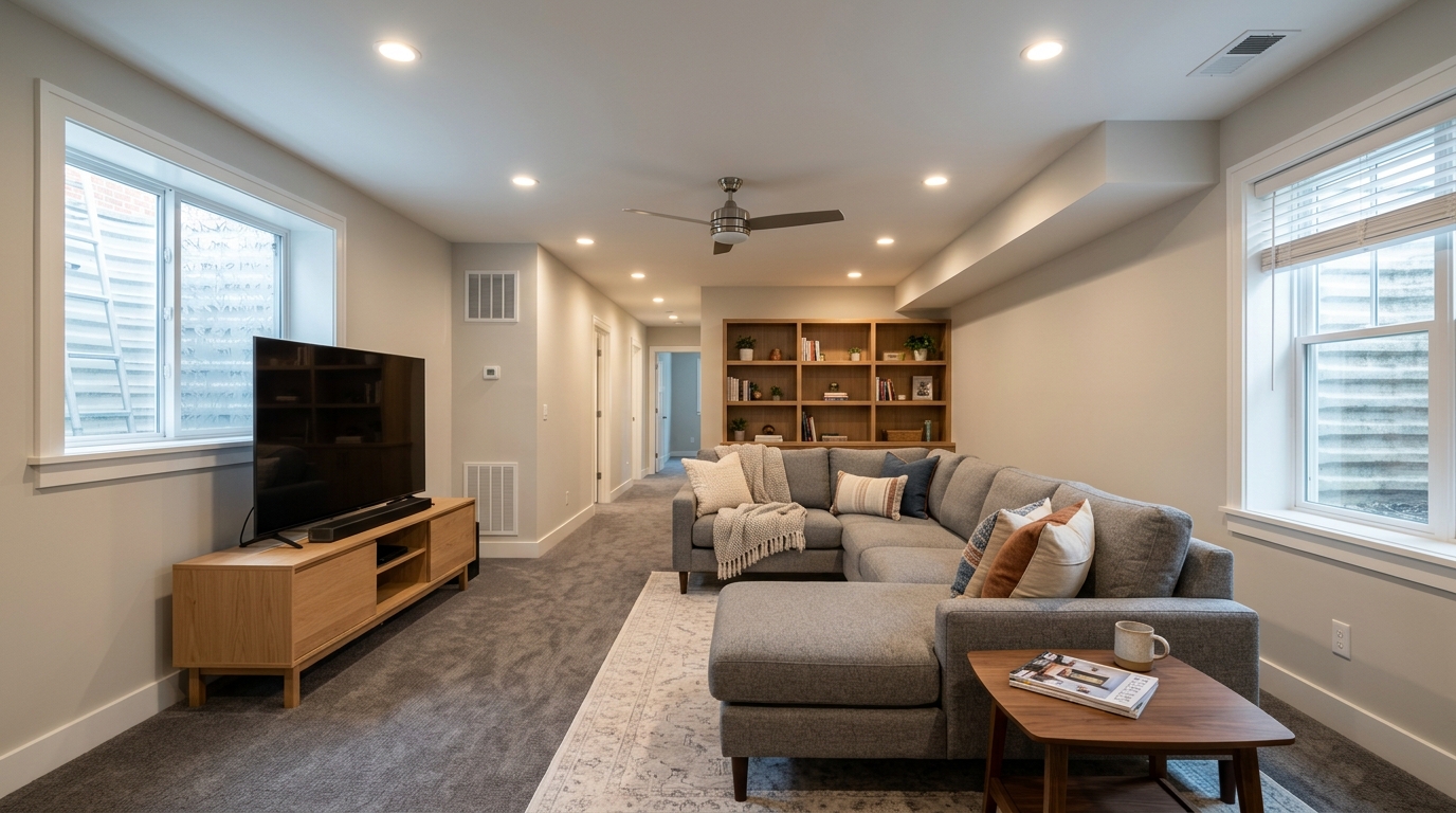 Typical Virginia basement finish