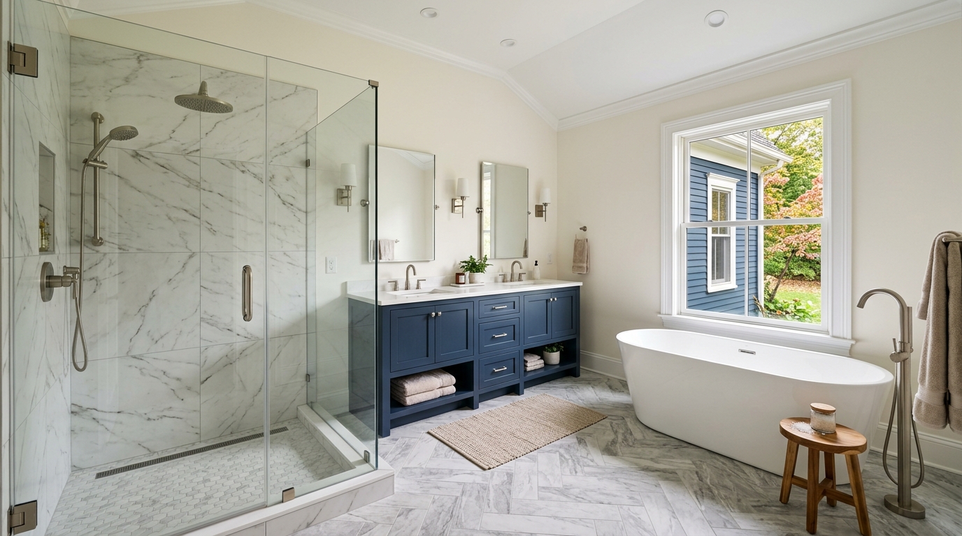 Typical New York bathroom remodel