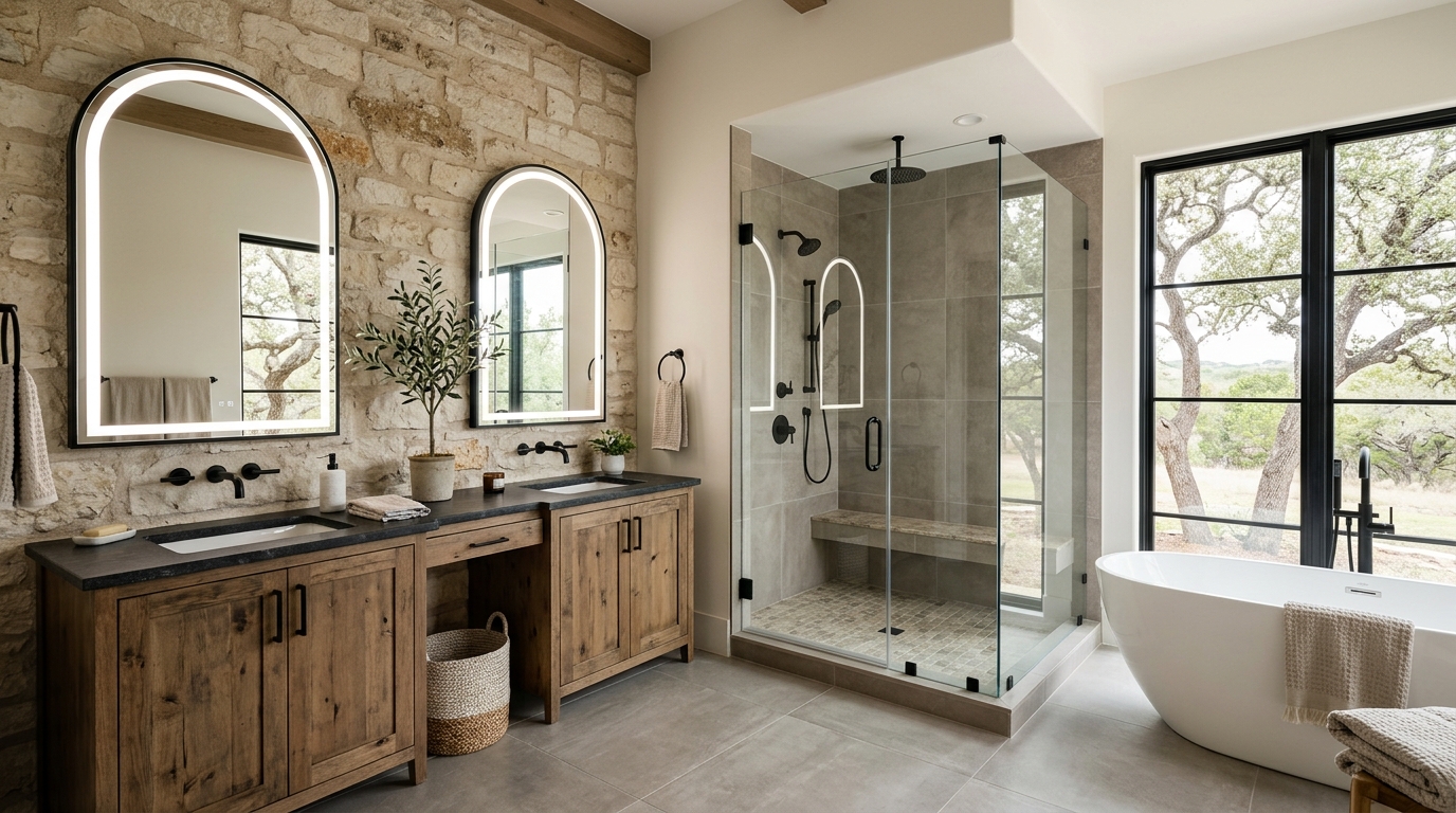 Typical Texas bathroom remodel