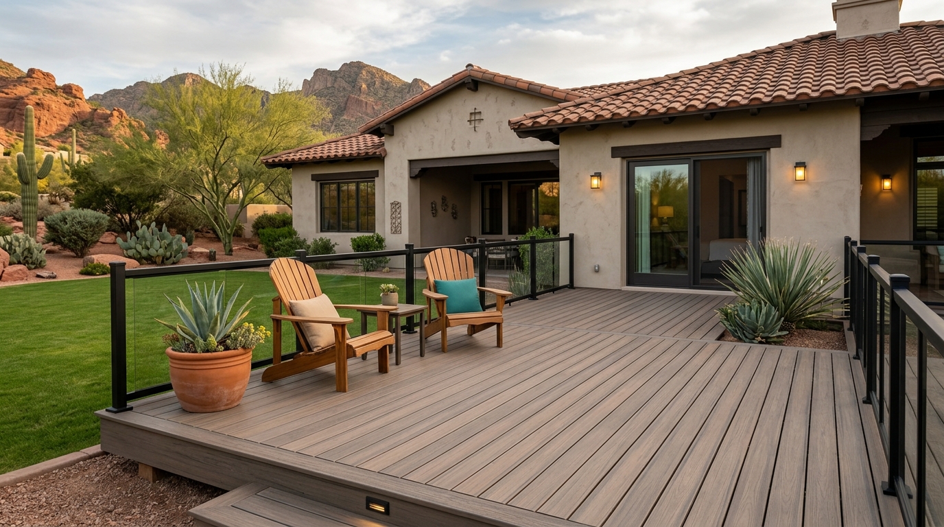 Typical Arizona deck build