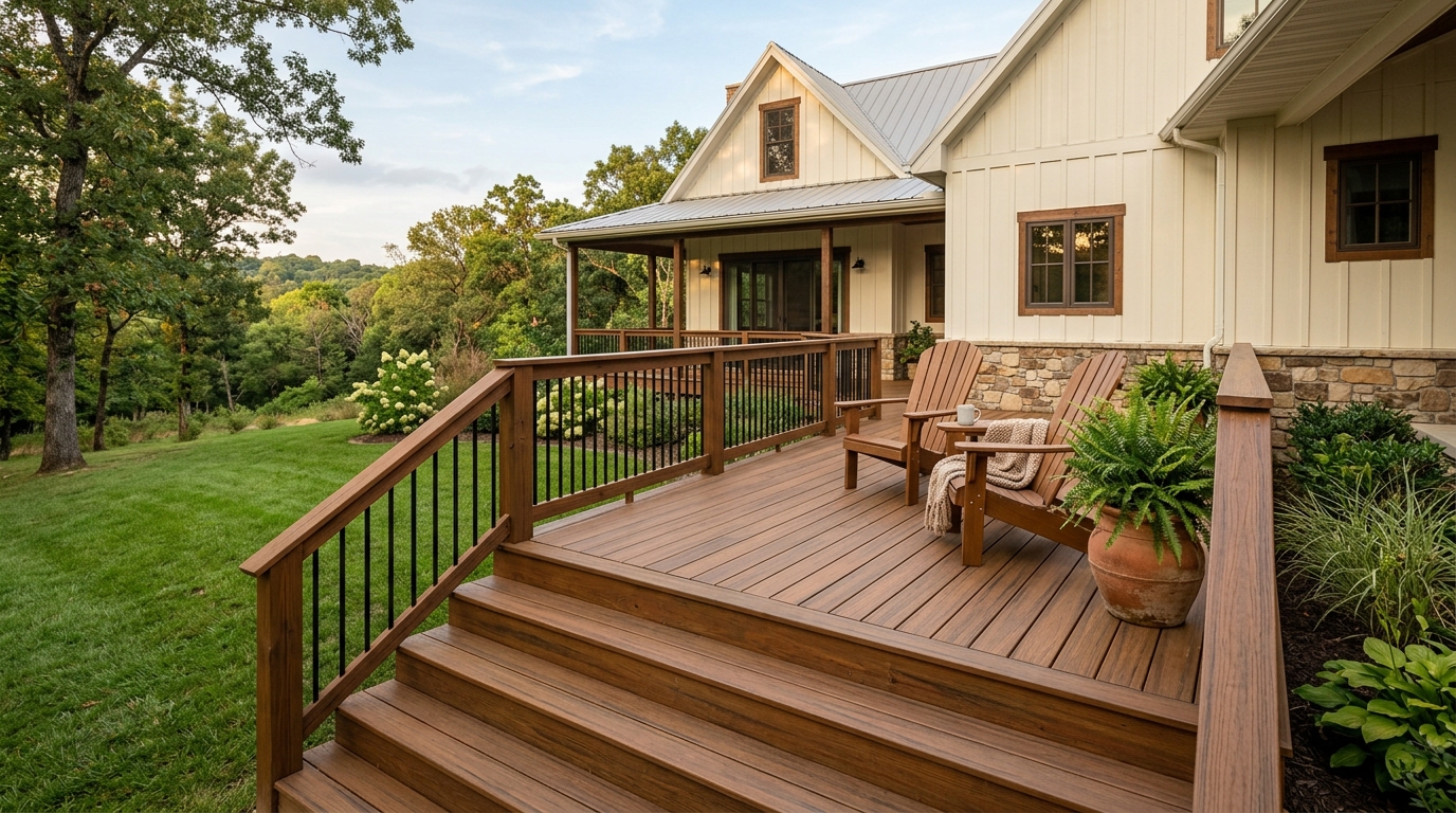 Typical Arkansas deck build