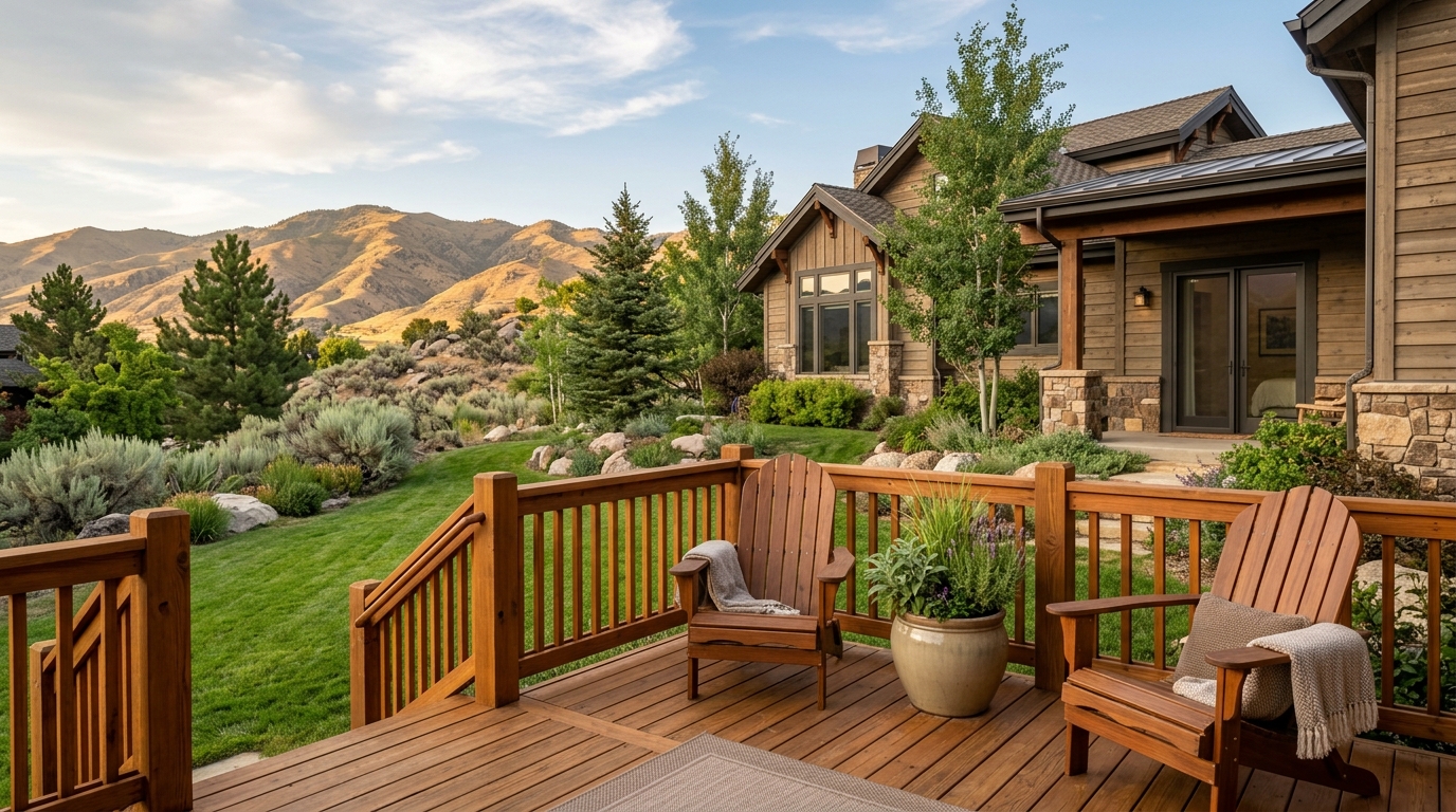 Typical Idaho deck build