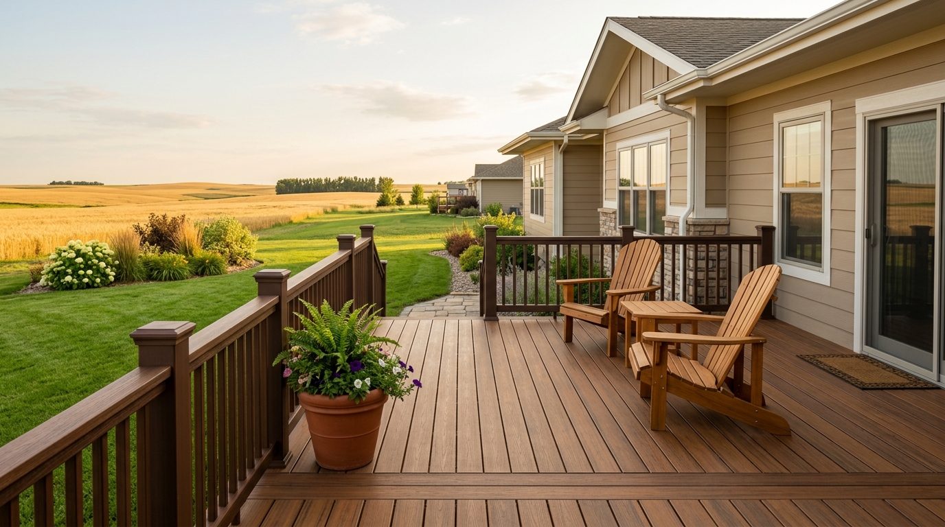 Typical Kansas deck build