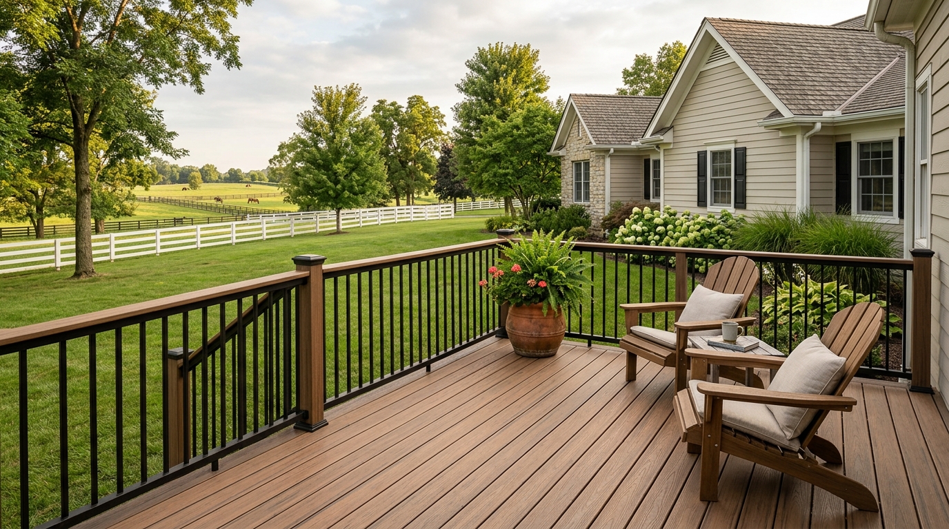 Typical Kentucky deck build