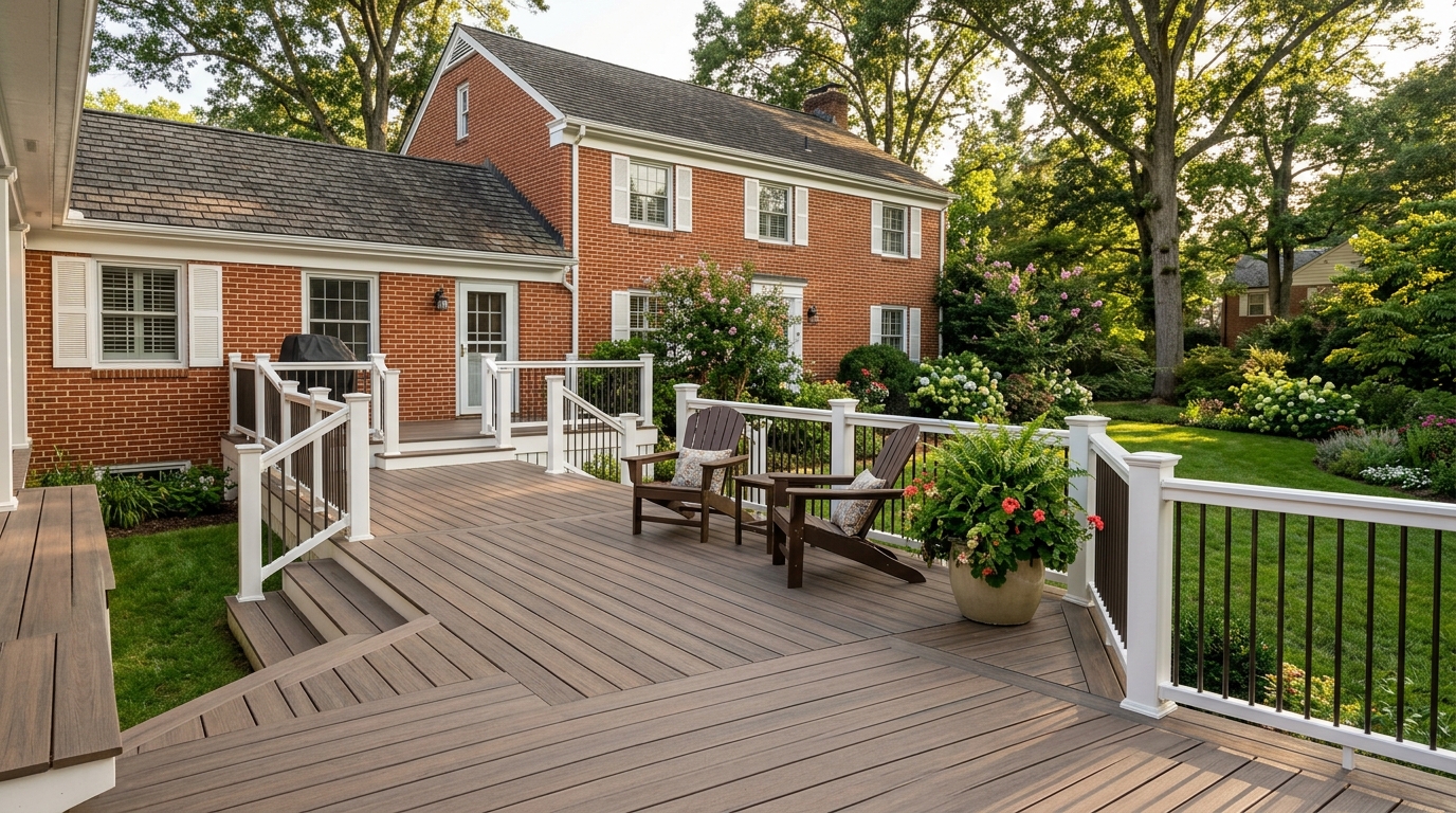 Typical Maryland deck build