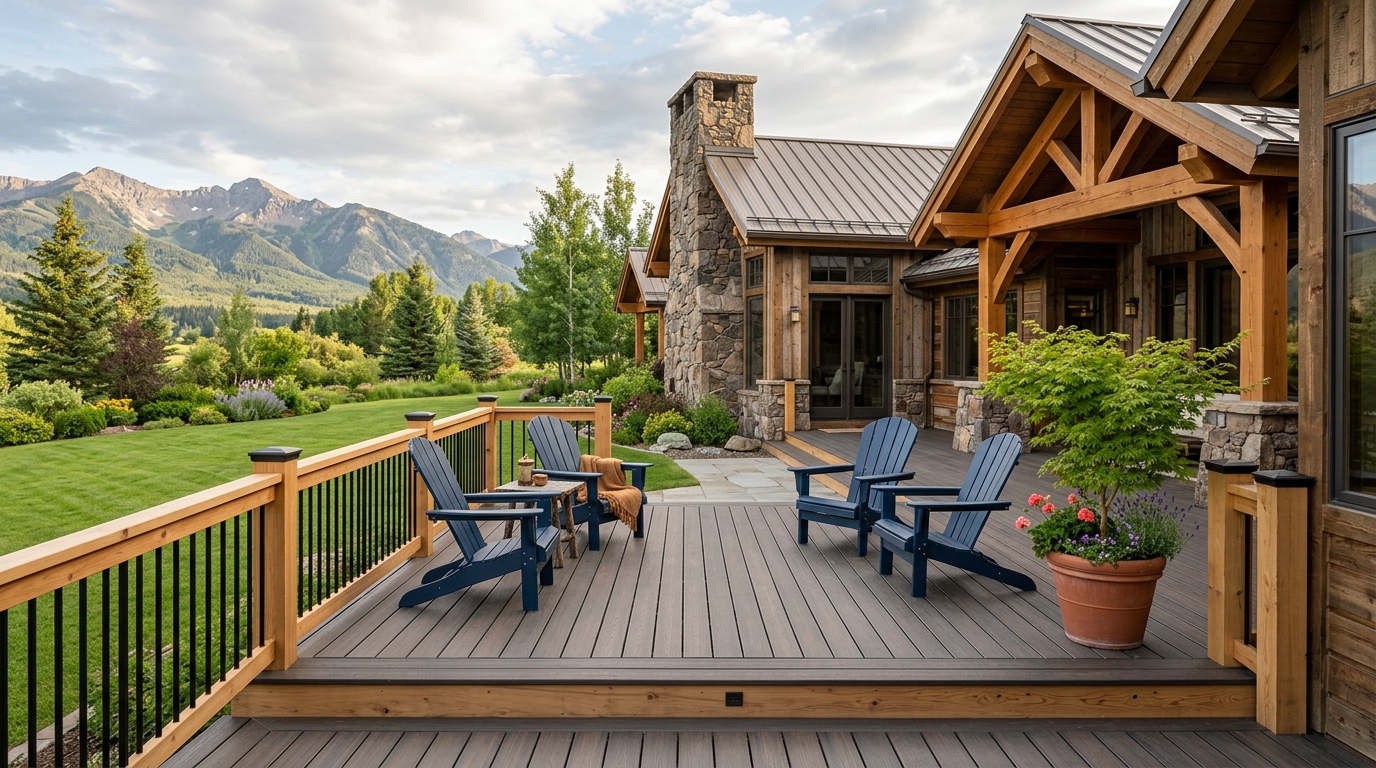 Typical Montana deck build
