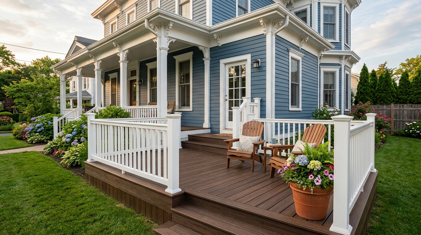 Typical New Jersey deck build