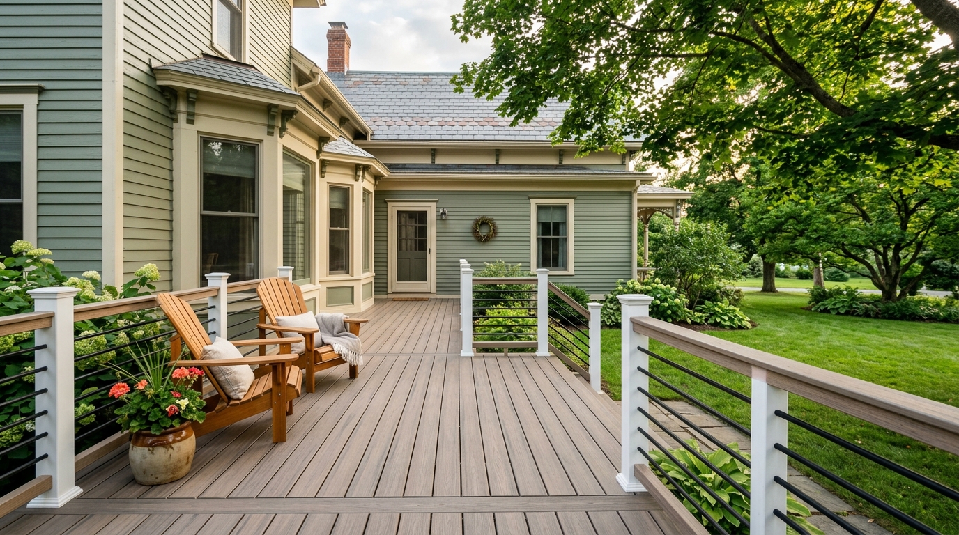 Typical New York deck build