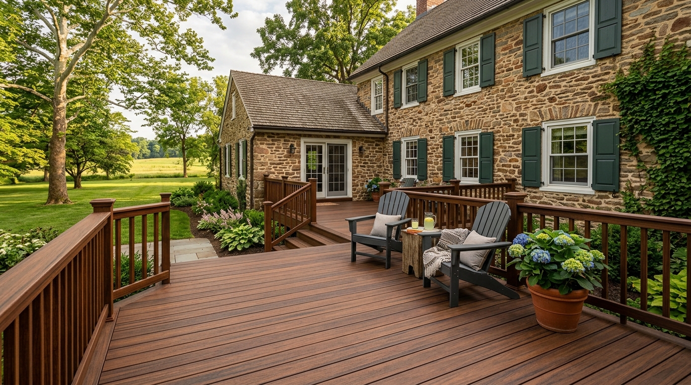 Typical Pennsylvania deck build