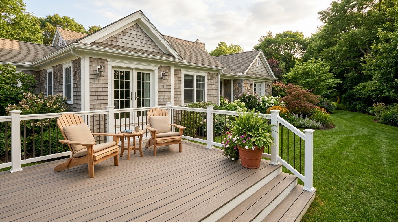 Typical Rhode Island deck build