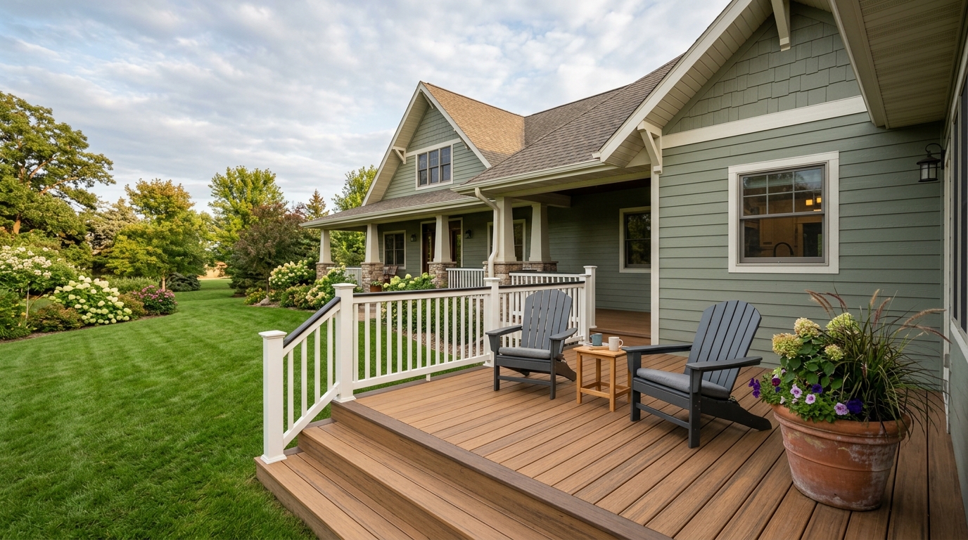 Typical South Dakota deck build