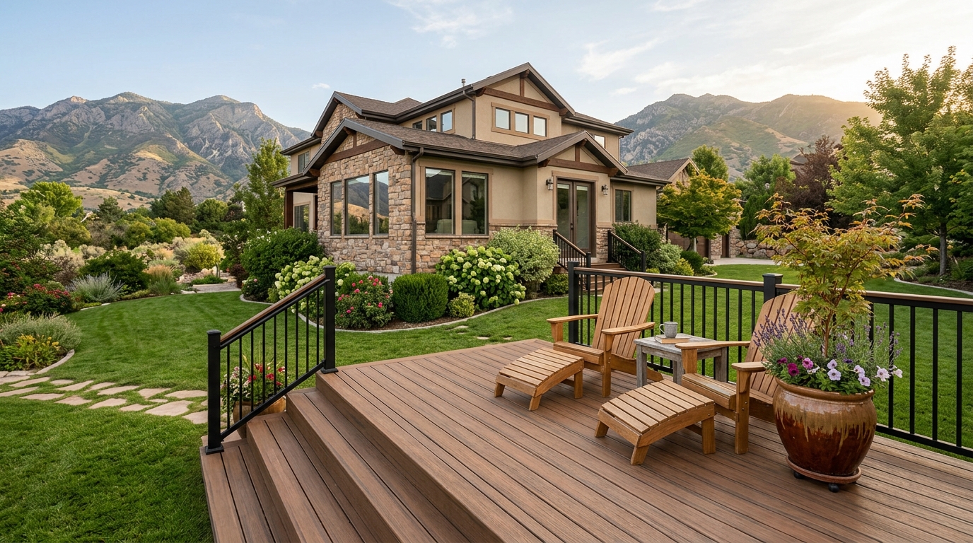 Typical Utah deck build