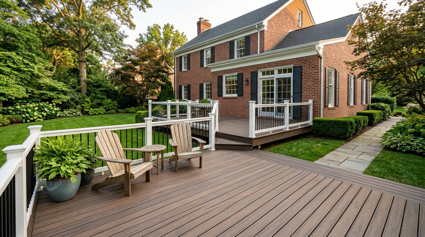 Typical Virginia deck build
