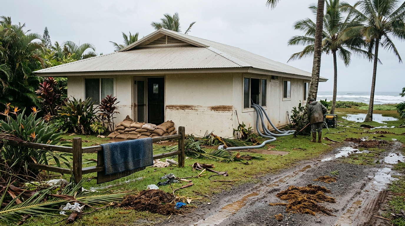 Flood Damage Repair Costs Hawaii 2026 — Insurance, NFIP, and the Saltwater Reality