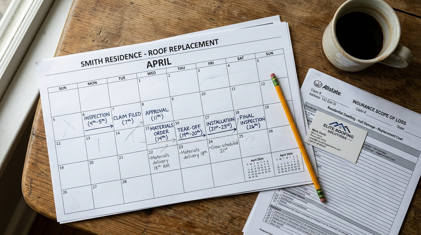 How Long Does Storm Damage Roof Replacement Take? The 2026 Timeline by Damage Tier