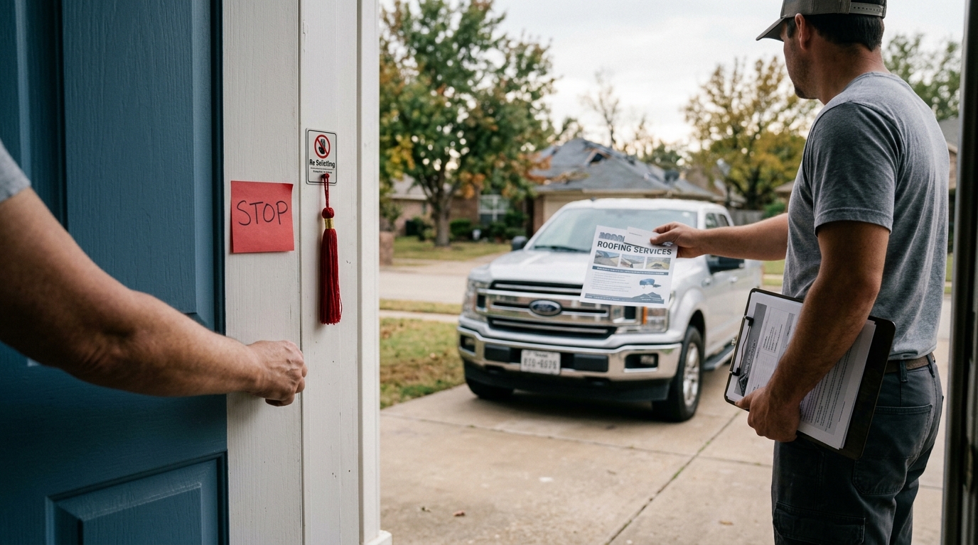 Storm Chaser Roofer Scams — The 8 Red Flags (and How to Avoid Them) in 2026