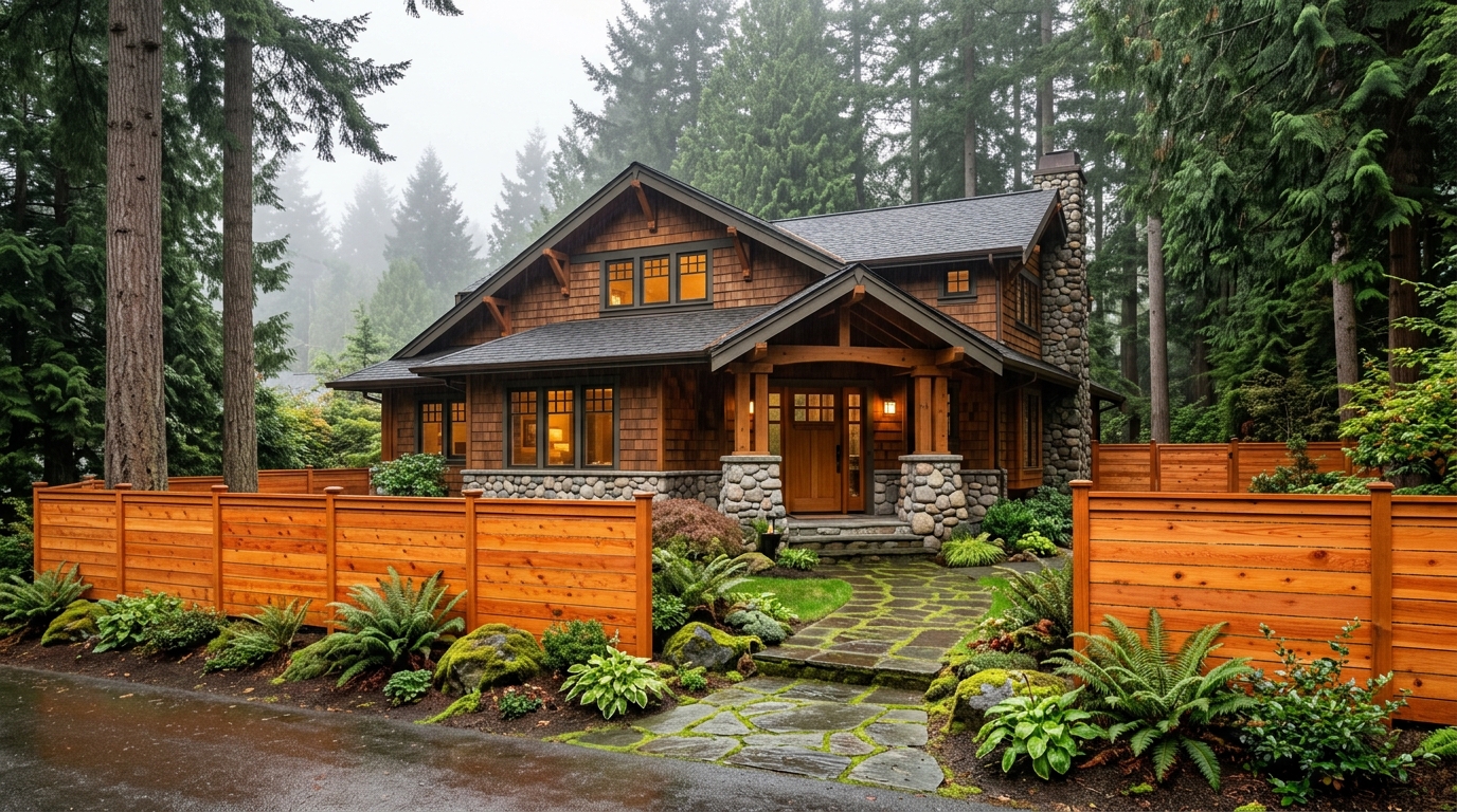 Fence Installation Cost in Washington 2026 — Cedar Country, Seattle Permits & Wet-Climate Rot Math