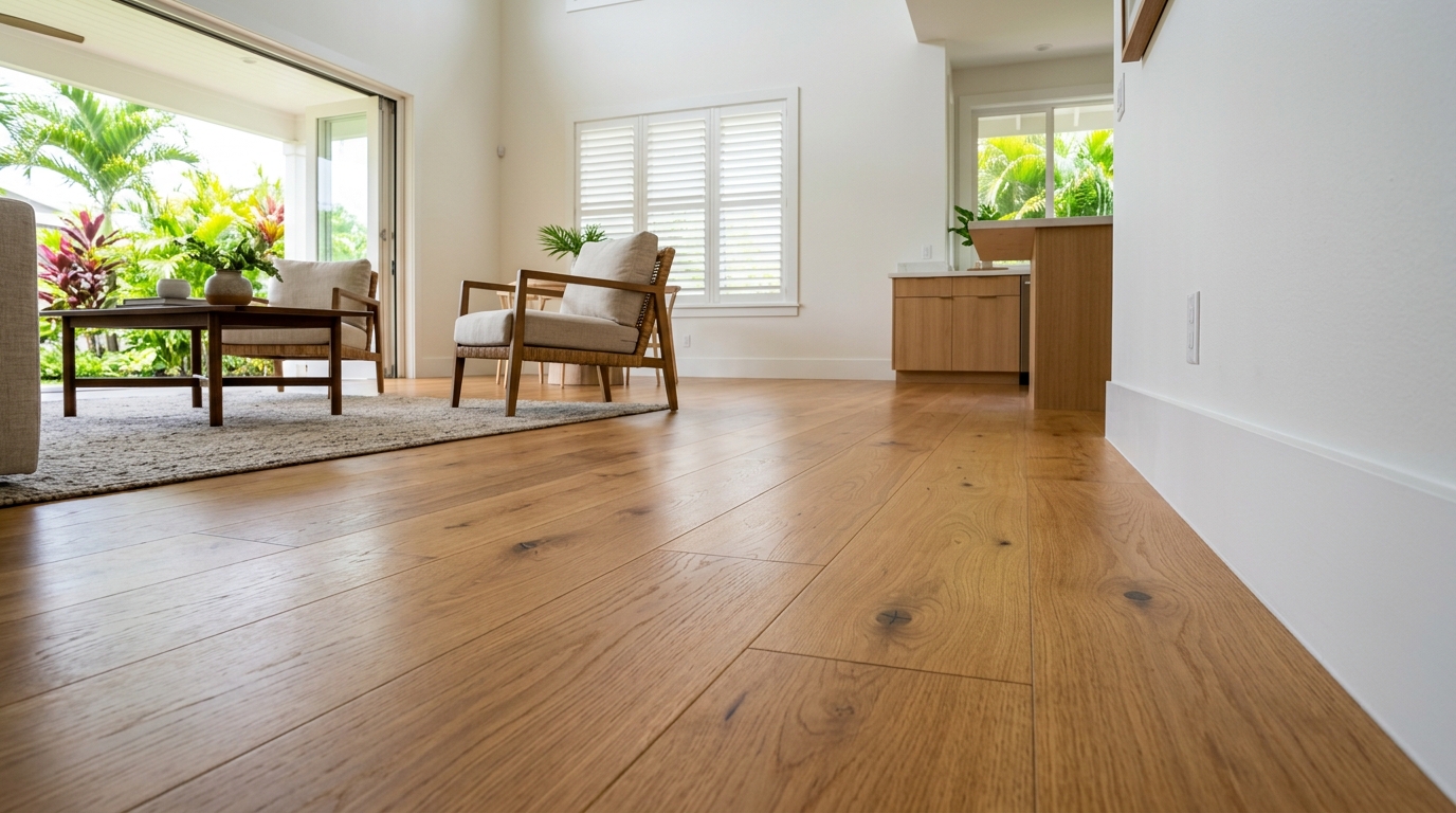 Typical Hawaii flooring install