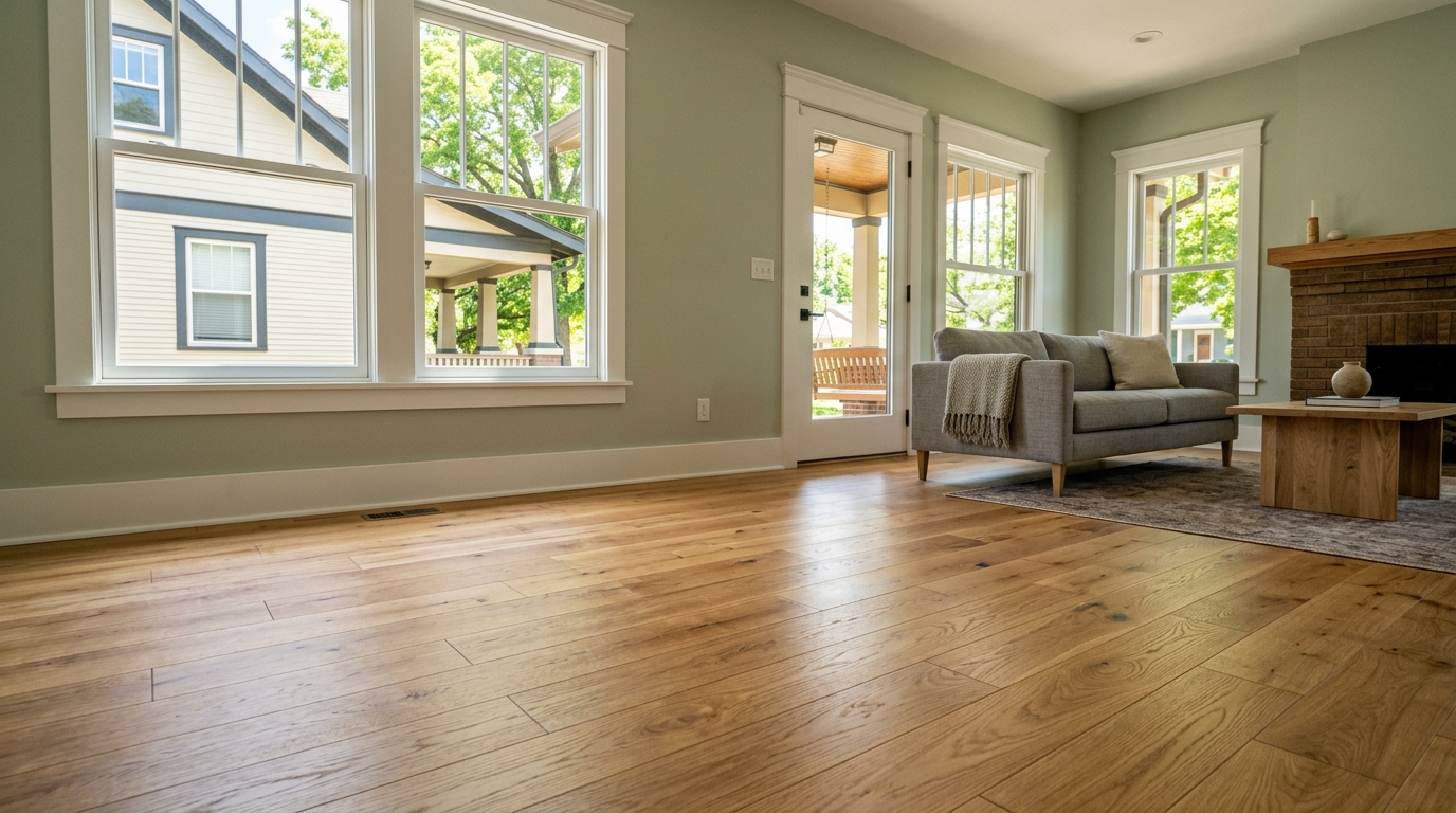 Typical Indiana flooring install