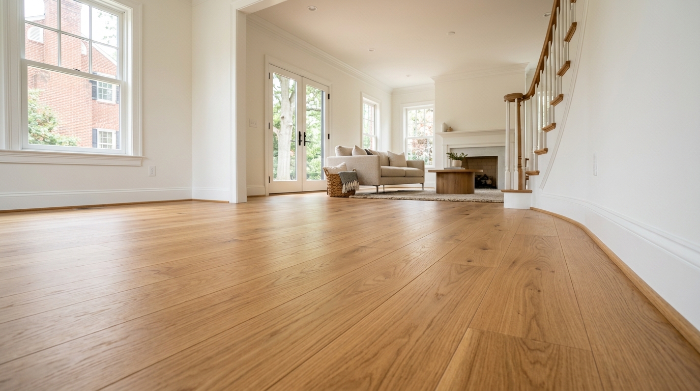 Typical Maryland flooring install