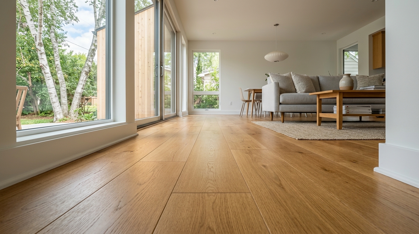 Typical Minnesota flooring install