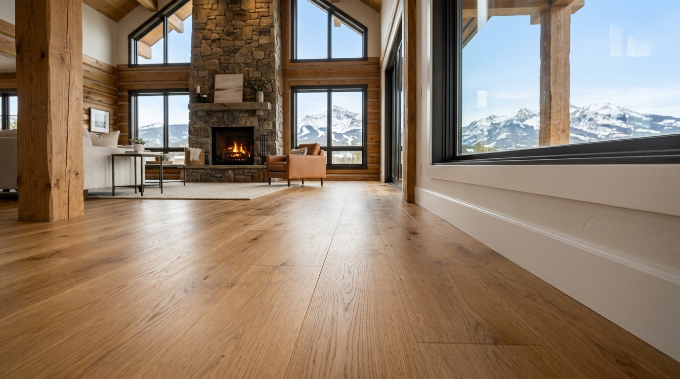 Typical Montana flooring install