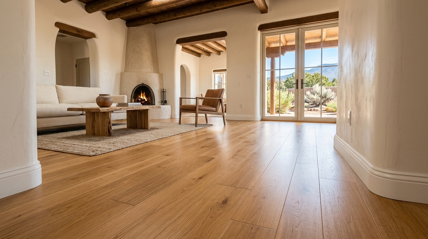 Typical New Mexico flooring install