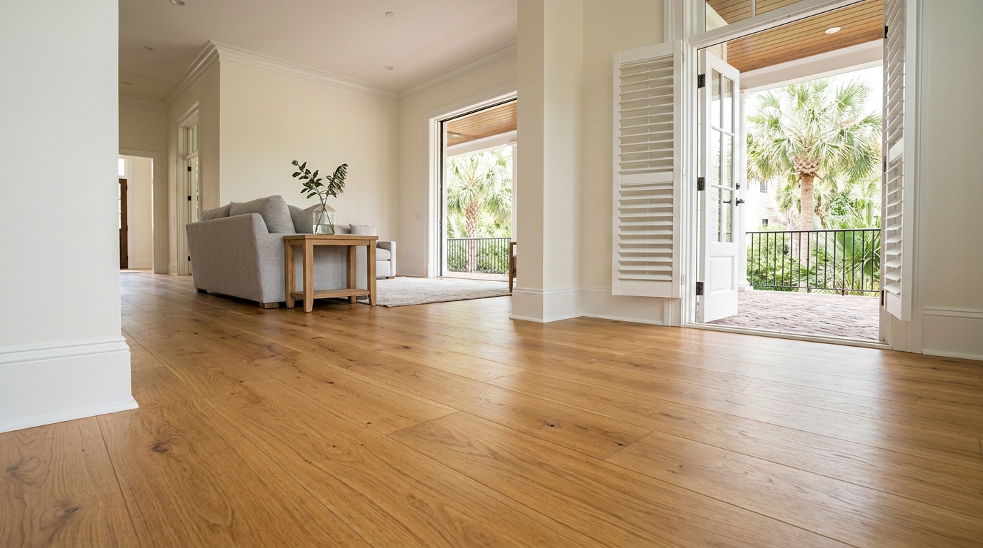 Typical South Carolina flooring install