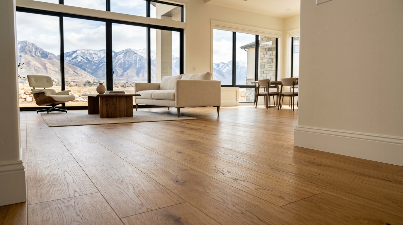 Typical Utah flooring install