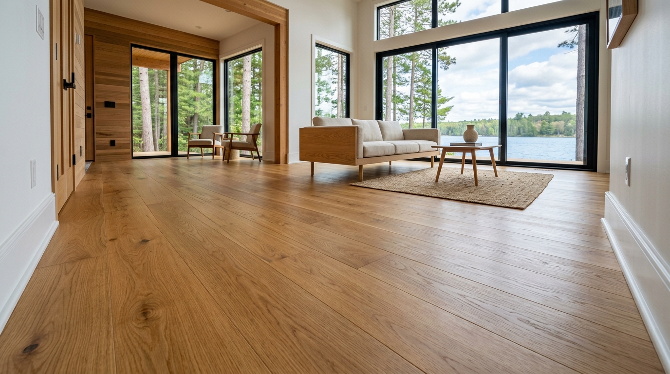 Typical Wisconsin flooring install