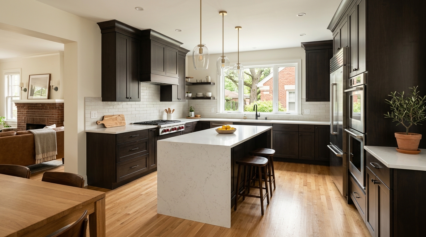 Typical Illinois kitchen remodel