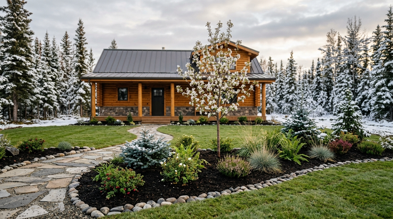 Typical Alaska landscaping