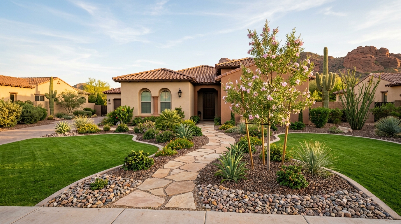 Typical Arizona landscaping