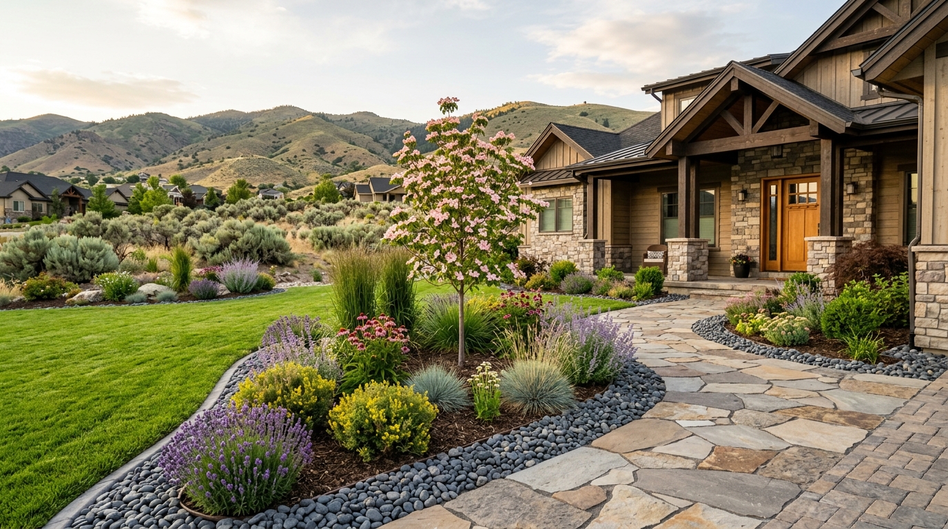 Typical Idaho landscaping