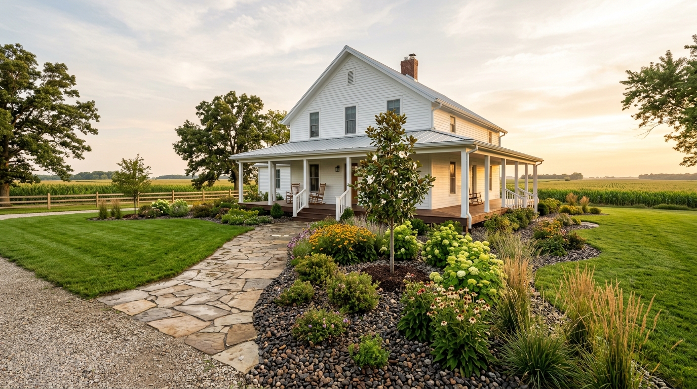 Typical Iowa landscaping