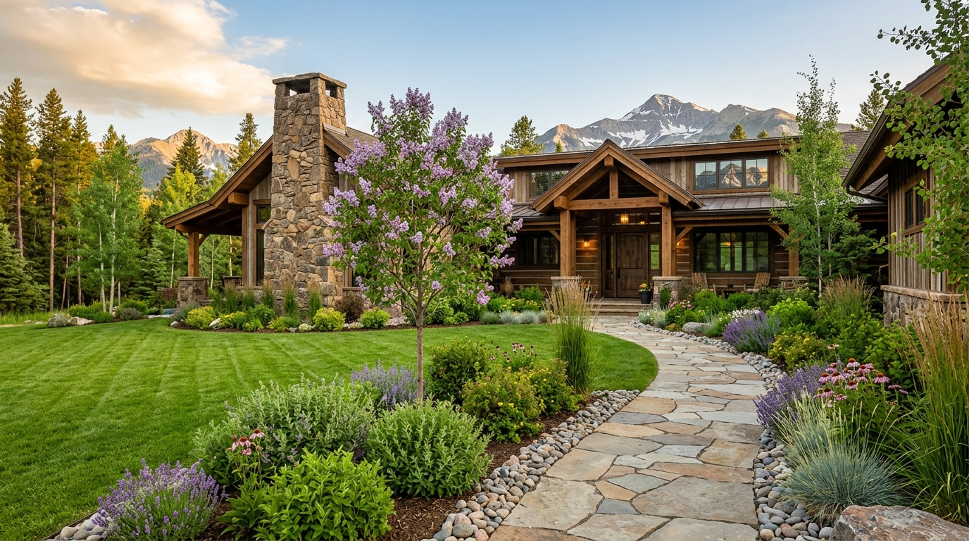 Typical Montana landscaping