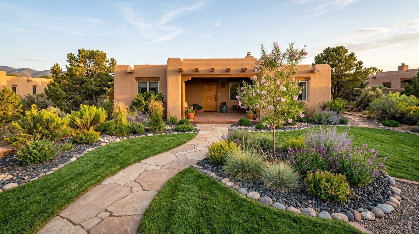 Typical New Mexico landscaping