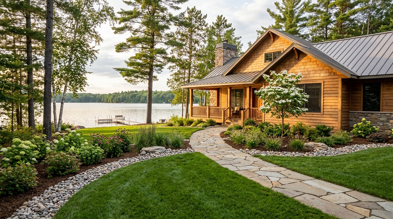 Typical Wisconsin landscaping