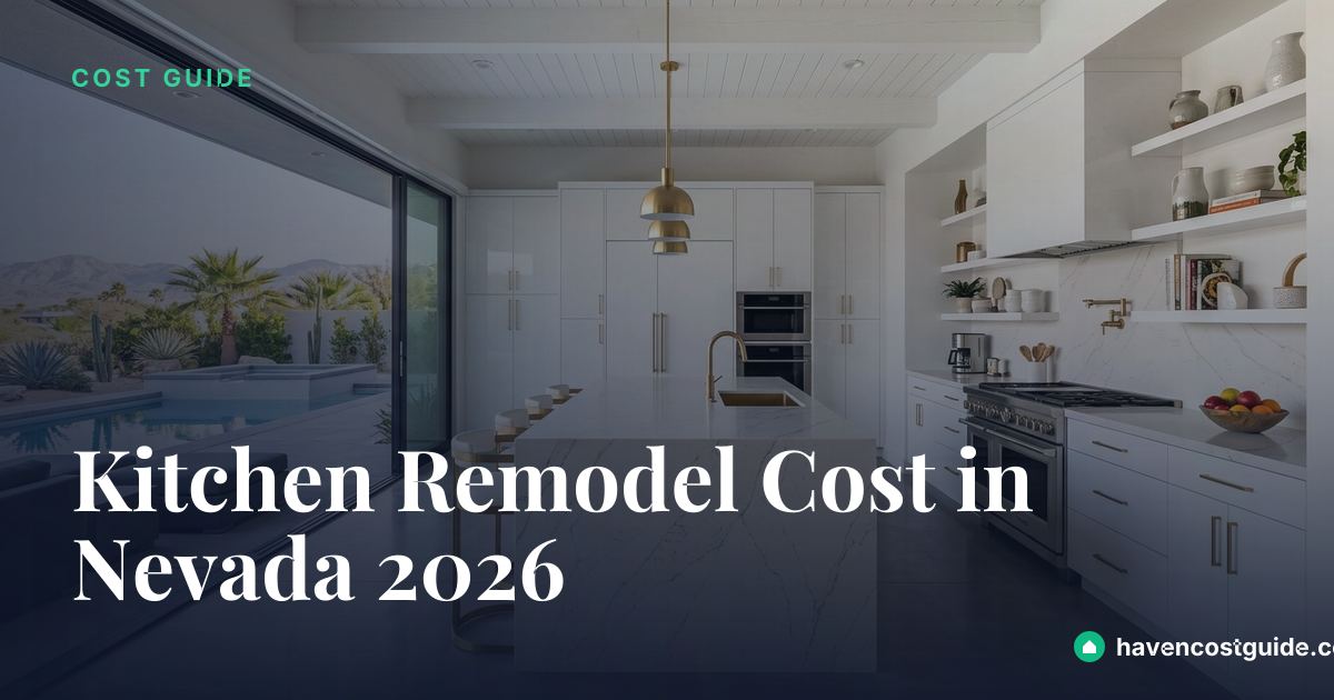 Kitchen Remodel Cost in Nevada 2026 | HavenCostGuide