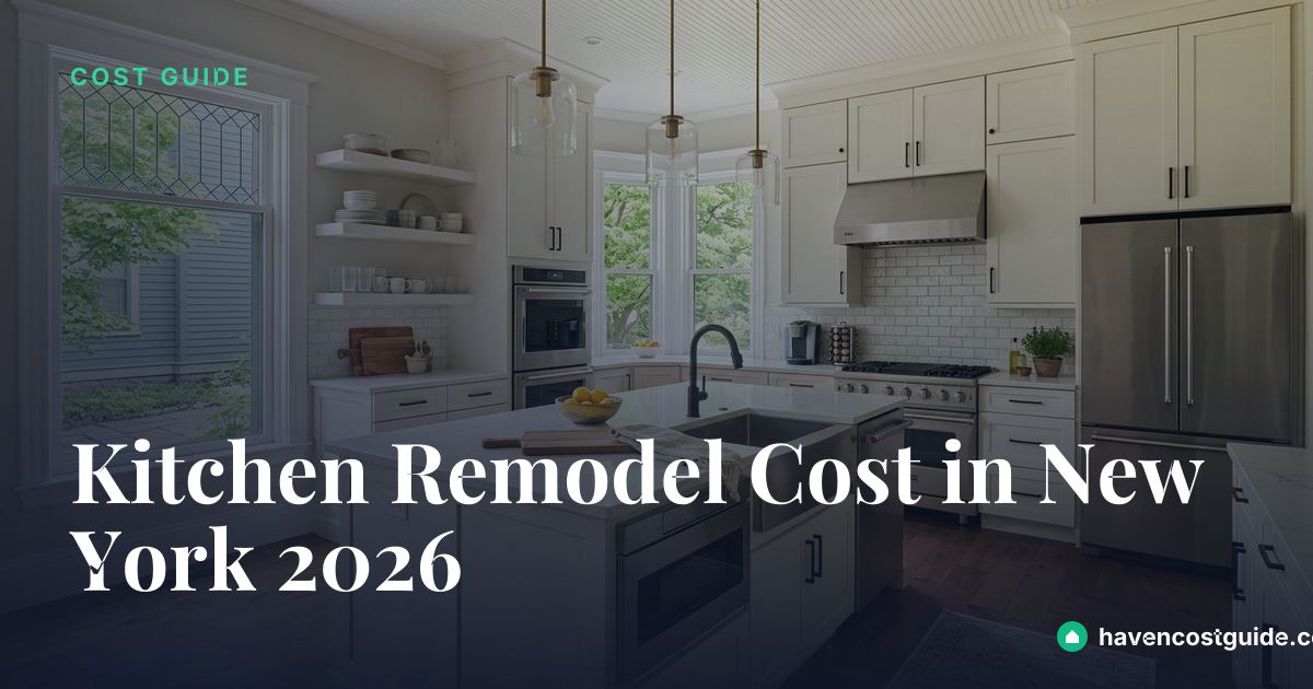 Kitchen Remodel Cost in New York 2026 | HavenCostGuide