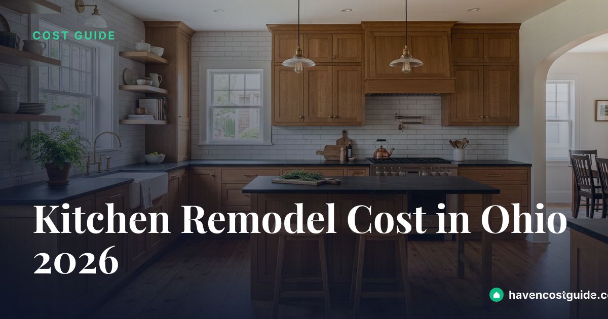 Kitchen Remodel Cost in Ohio 2026 | HavenCostGuide